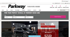 Desktop Screenshot of parkwaybuickgmc.com